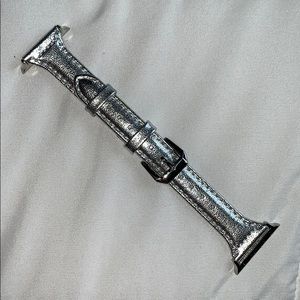 silver apple watch band